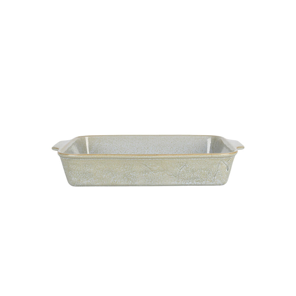NF Living Rectangular Bake Dish 35x22x6 Ceramic Durable Baking Bakeware — Green