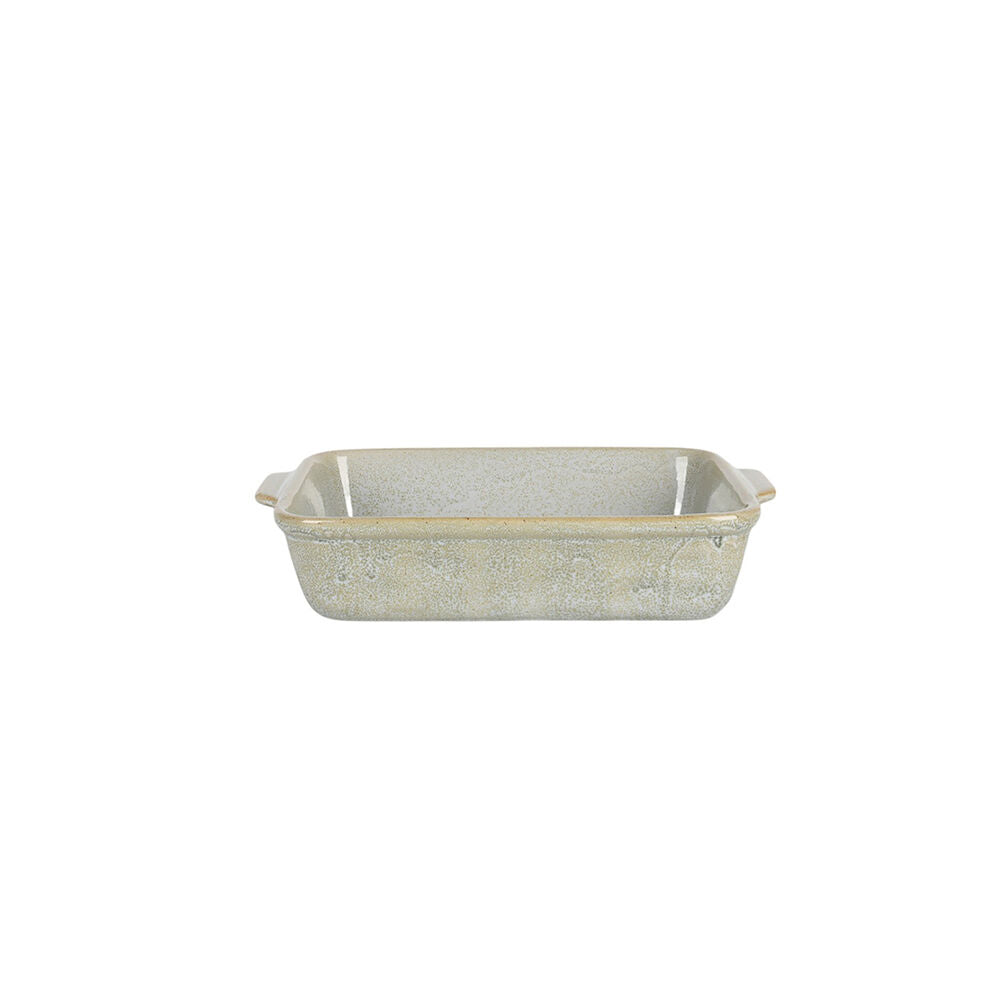 NF Living Rectangular Bake Dish 24x15x5 Ceramic Durable Baking Bakeware Green