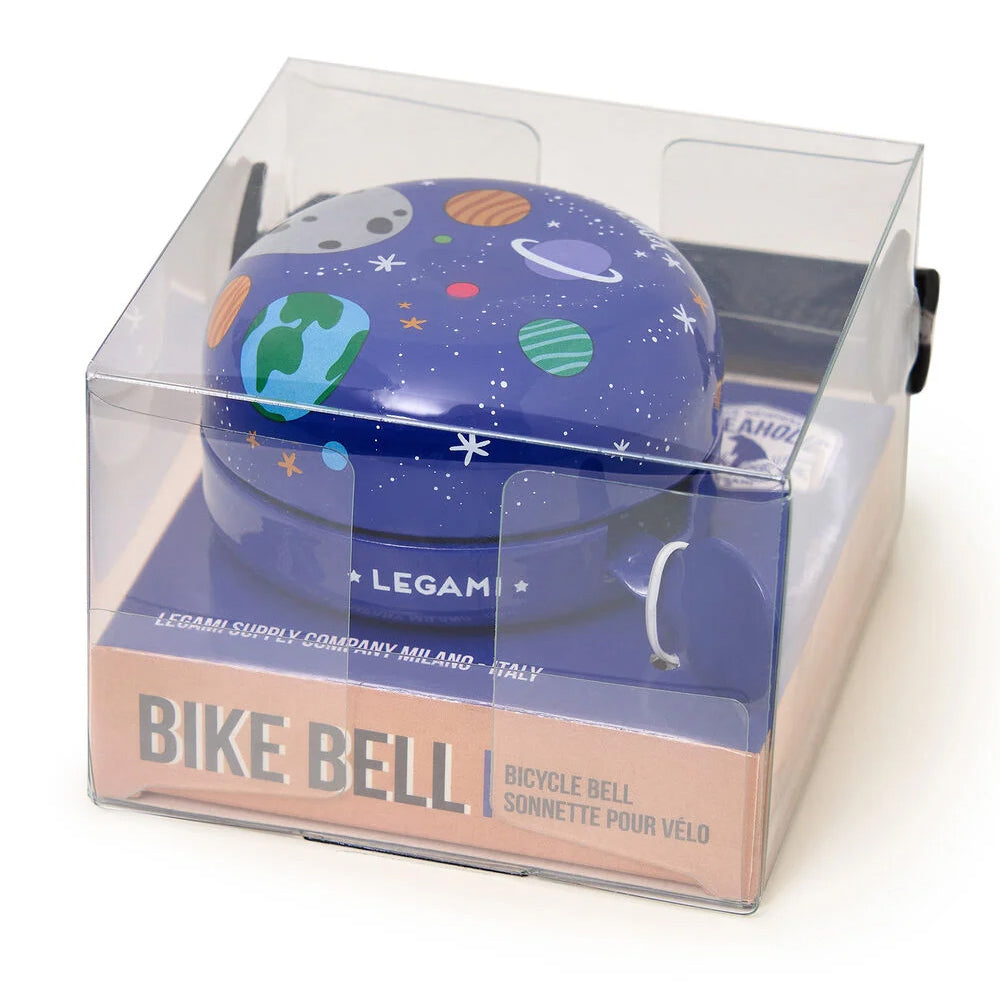 Legami Bike Handlebar Mount Metal Ring Sound Round Bell Space Shiny Finishing — image 2