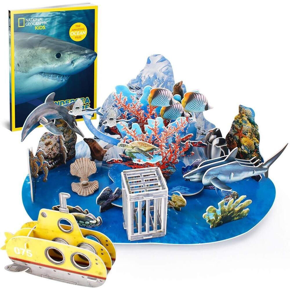 National Geographic Undersea Adventure Kids/Childrens 3D Puzzle Game 8y+ — image 2