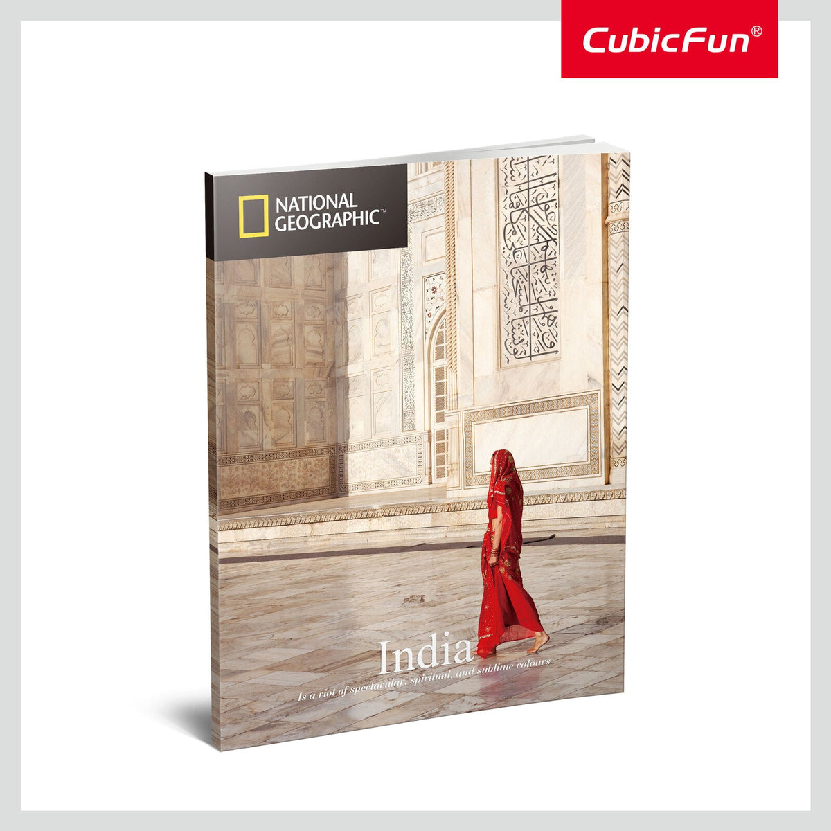 National Geographic 28.4cm India Taj Mahal 3D Puzzle Kids Activity Toy 8+ (87 Pieces) — image 3