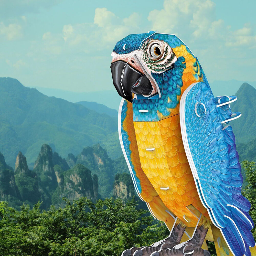 National Geographic Blue-Throated Macaws 3D Puzzle 16x37cm Kids Game 8y+ — image 3