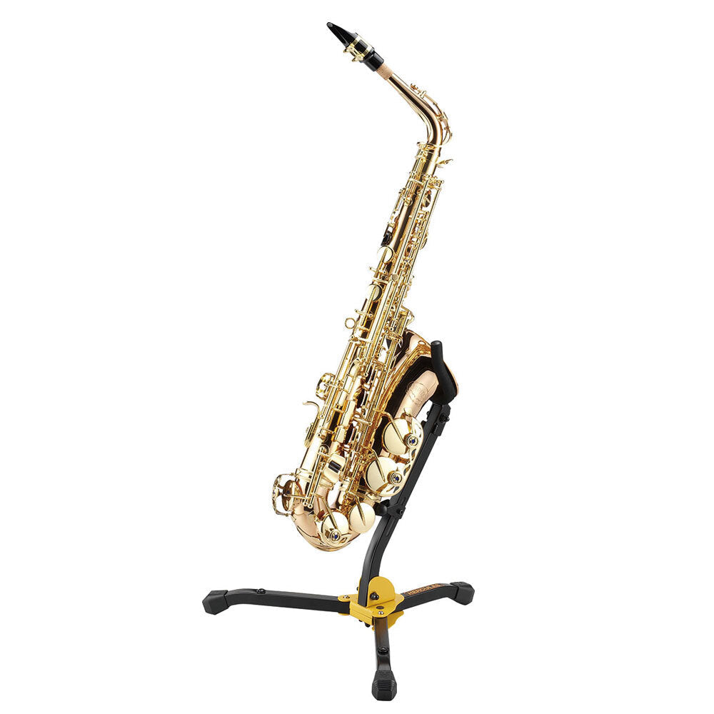 Hercules Musical Instrument Stand/Holder for Alto/Tenor Saxophone w/ Bag Black — image 2