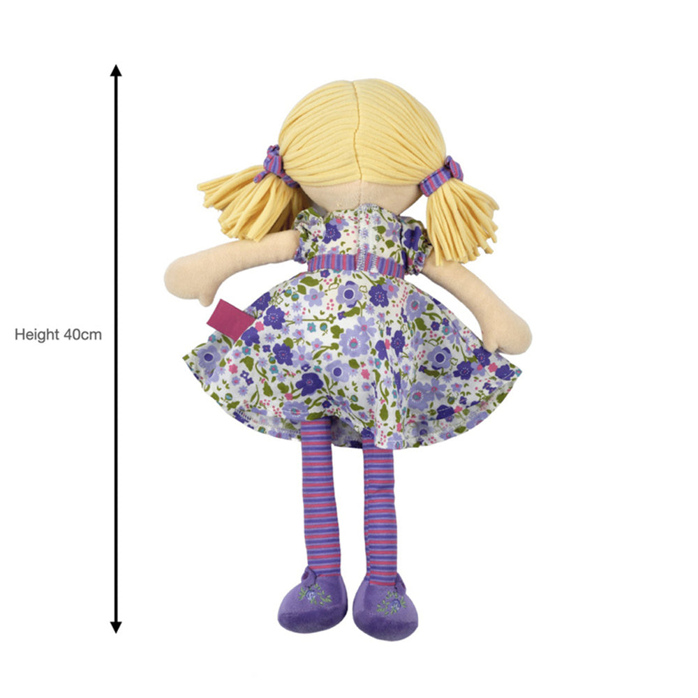 Bonikka Peggy Dames Doll Infant/Newborn 40cm Plush Toy w/ Blonde Hair 0m+ — image 2