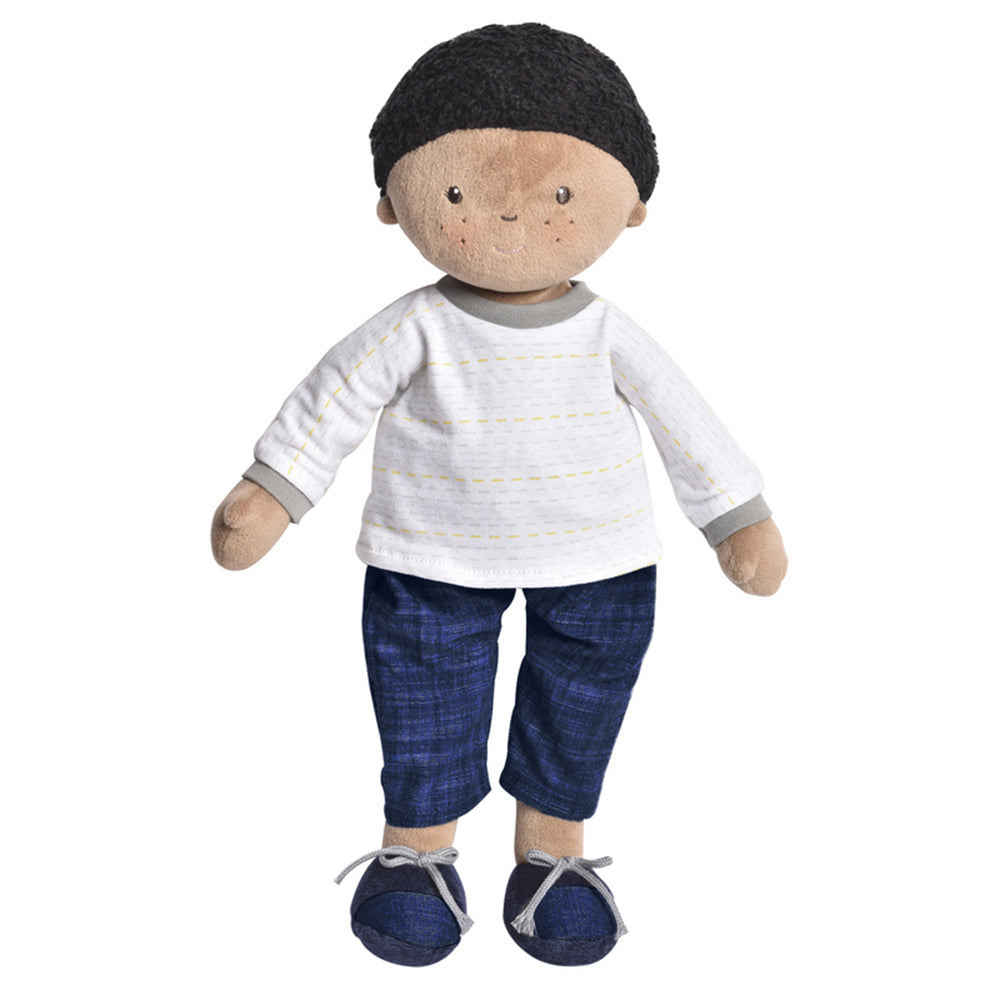 Bonikka Jayden Doll Infant/Newborn 42cm Soft Plush Toy w/ Black Hair 0m+