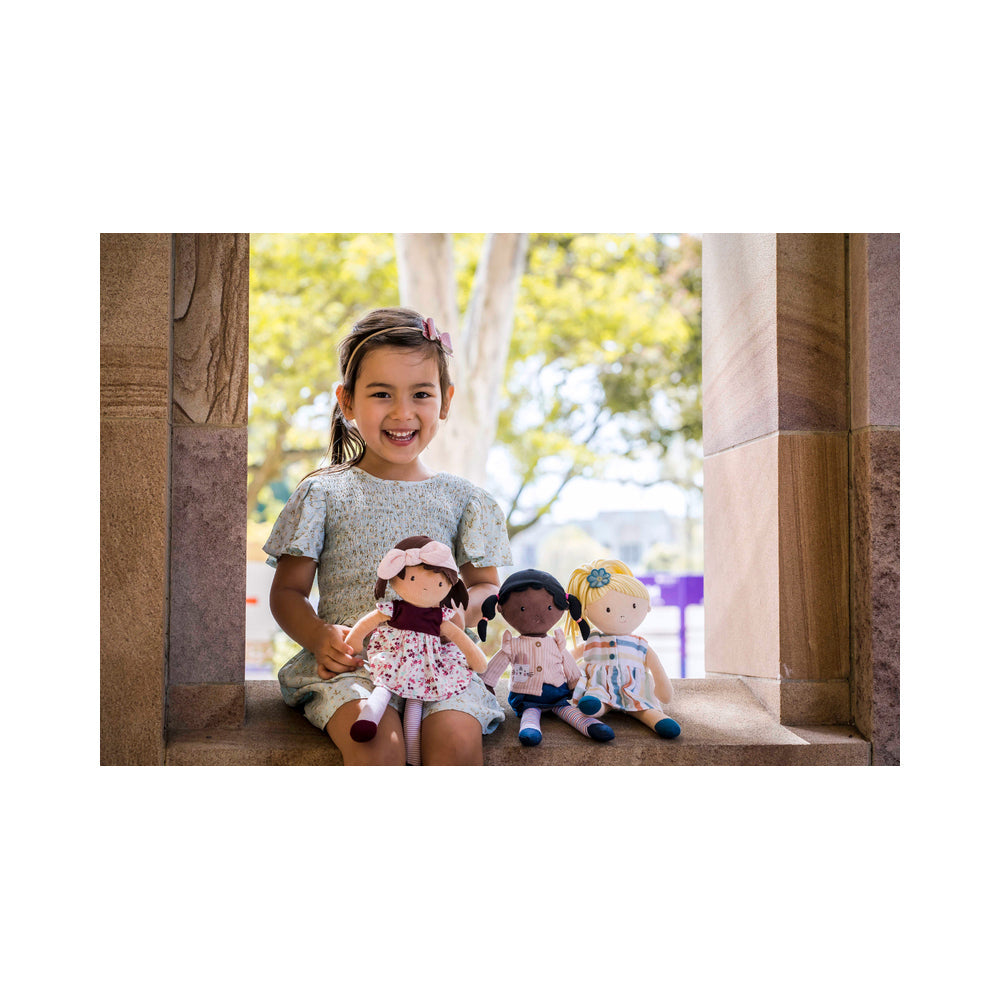Bonikka Alicia Trio Doll Infant/Newborn 31cm Cuddle Play Soft Plush Toy 0m+ — image 9