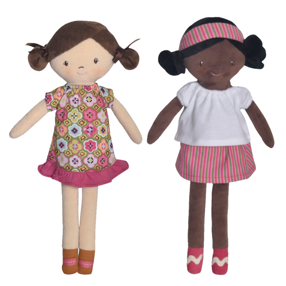 Bonikka Ivy & Amy Chi Chi Doll Infant/Newborn 32cm Soft Play Combo Toy Set 0m+