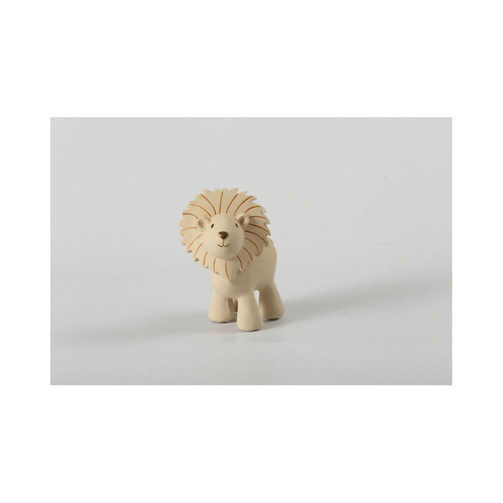 Tikiri Rubber Lion Zoo Animal 96006 Baby/Infant Teether 8x11cm Beige 0m+ — image 2