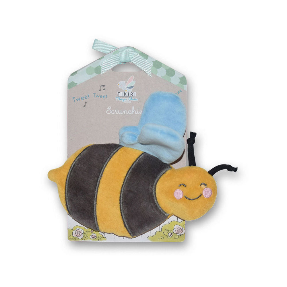 Tikiri Bee Crinkle Scrunchie Baby/Infant 77844 Teether/Rattle Play Toy 0m+ (2 Pack) — image 3