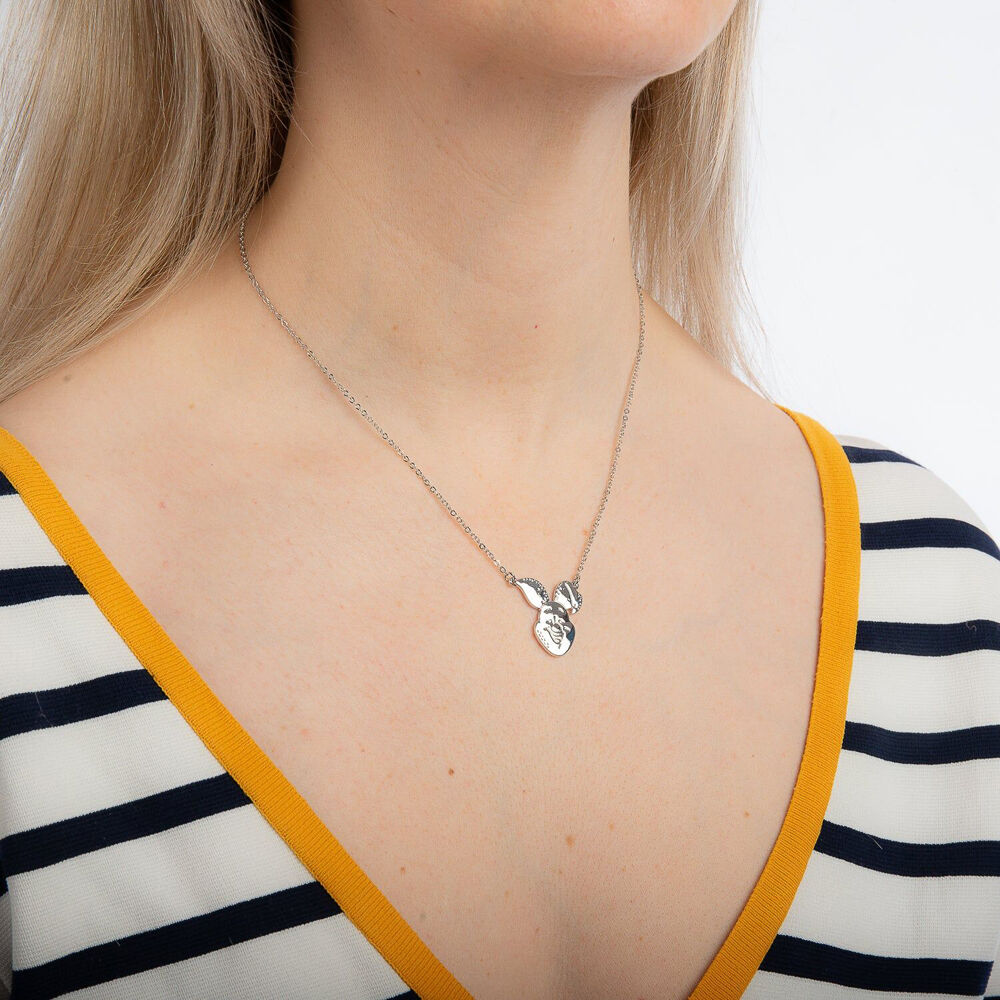 Couture Kingdom Disney Winnie The Pooh Piglet Necklace Pendant 52cm Silver — image 2