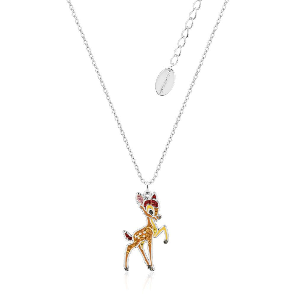 Couture Kingdom Disney Bambi Crystal Necklace Pendant Accessory 52cm Silver