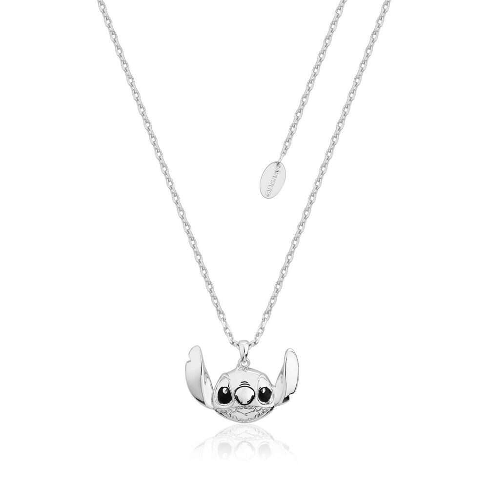 Couture Kingdom Disney Lilo & Stich Necklace Pendant Accessory 45cm Silver
