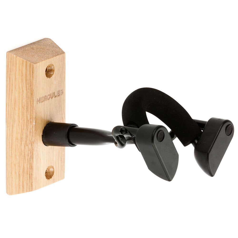 Hercules Auto-Grip Wall Mount Hanger/Holder/Rack w/Wood Base for Viola/Violin (2 Pack) — image 2
