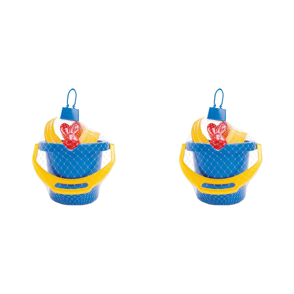 Dantoy Classic Bucket Set Sandpit Toys 18.5x20cm Non-Toxic Kids/Children 2y+ (2 Pack)