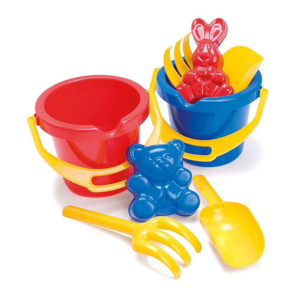 Dantoy Classic Bucket Set Sandpit Toys 18.5x20cm Non-Toxic Kids/Children 2y+ (2 Pack) — image 3