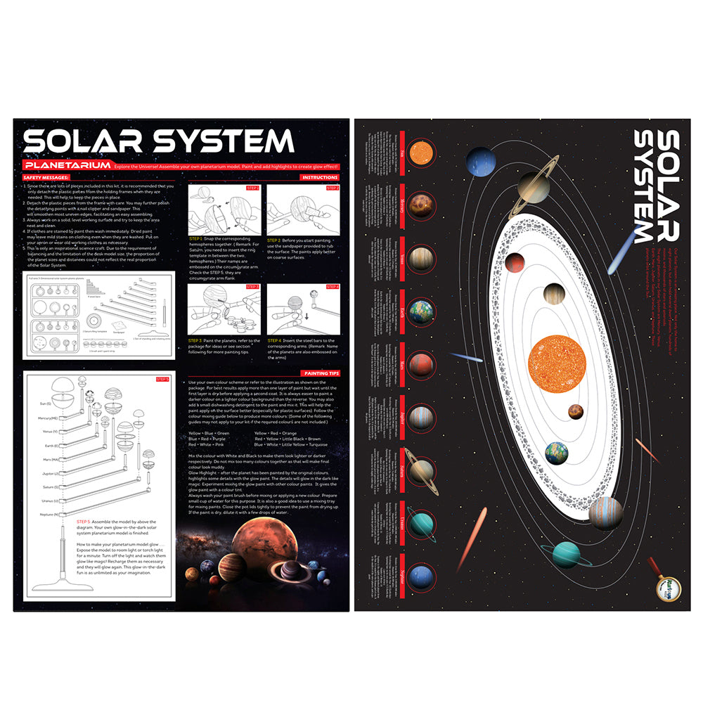 Kaper Kidz Solar System Miniature 3D Planetarium Kids/Childrens Toy 6Y+ (2 Pack) — image 3