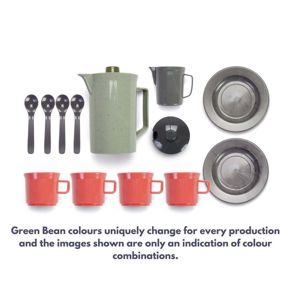 Dantoy Green Bean Coffee Kitchen Pretend Play Kids/Children Toy Set 2y+ (17 Pieces) — image 2