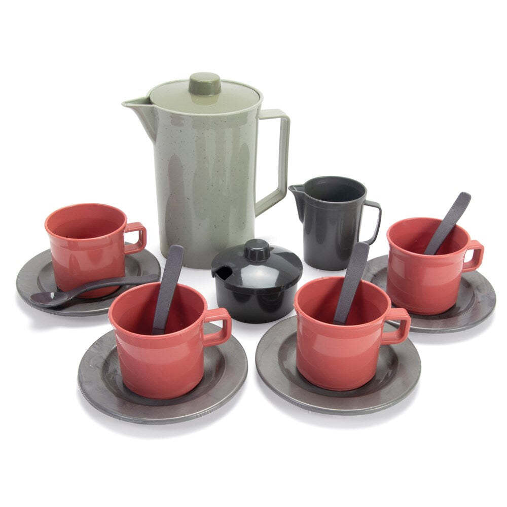 Dantoy Green Bean Coffee Kitchen Pretend Play Kids/Children Toy Set 2y+ (17 Pieces)
