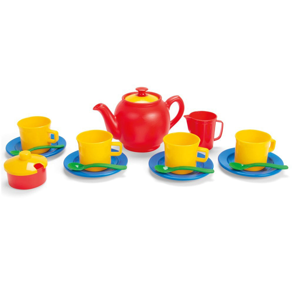 Dantoy 17pc Dantoy Classic Tea Kitchen Pretend Role Play Kids/Children Toy Set 2y+ (2 Pack) — image 2