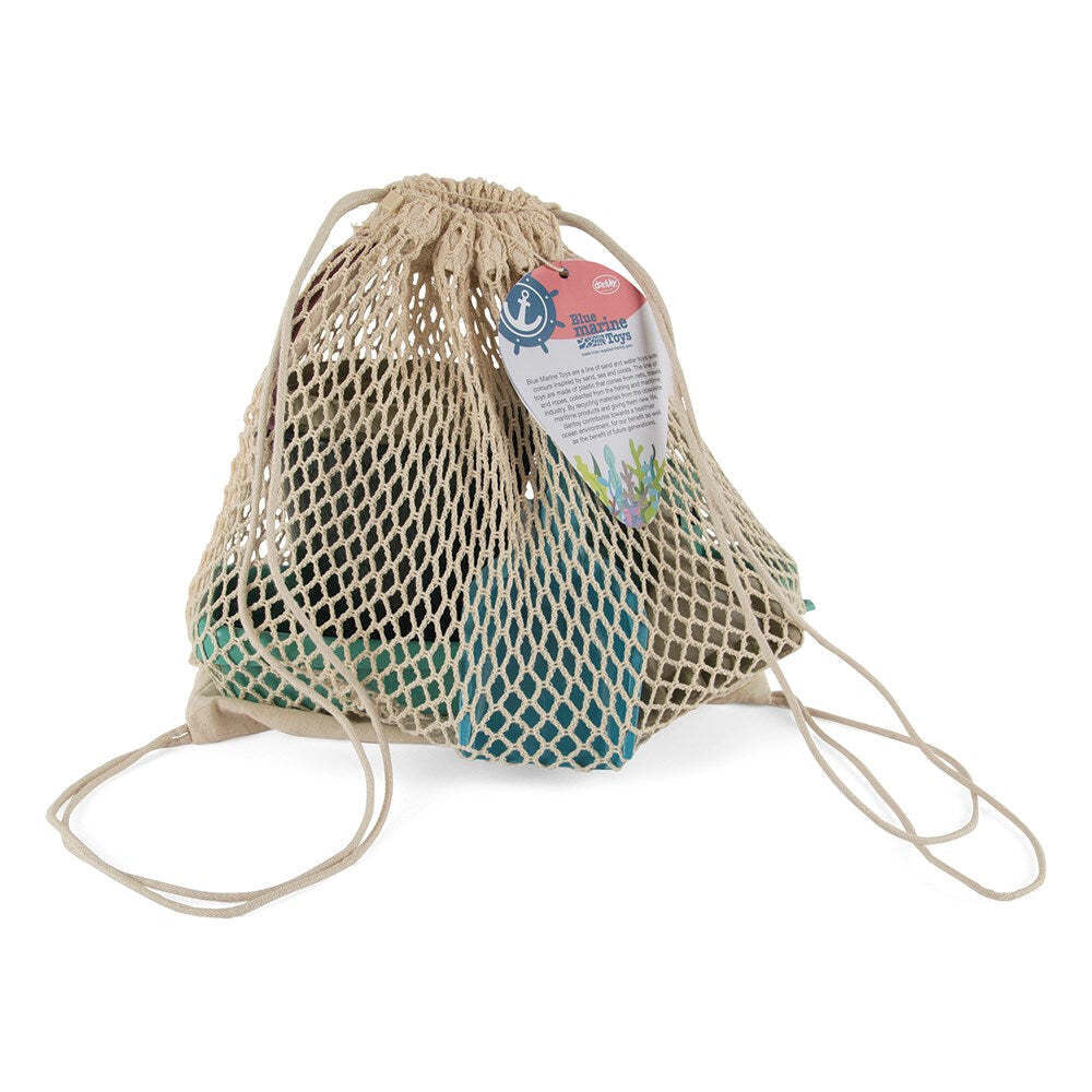 Dantoy Blue Marine Toys Boat & Sand w/Cotton Net Kids Sandpit Toy Set 2+ (5 Pieces) — image 2