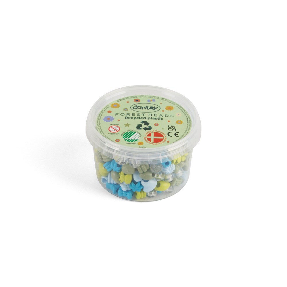 Dantoy Plastic Beads Forest Colours Pastel 3y+