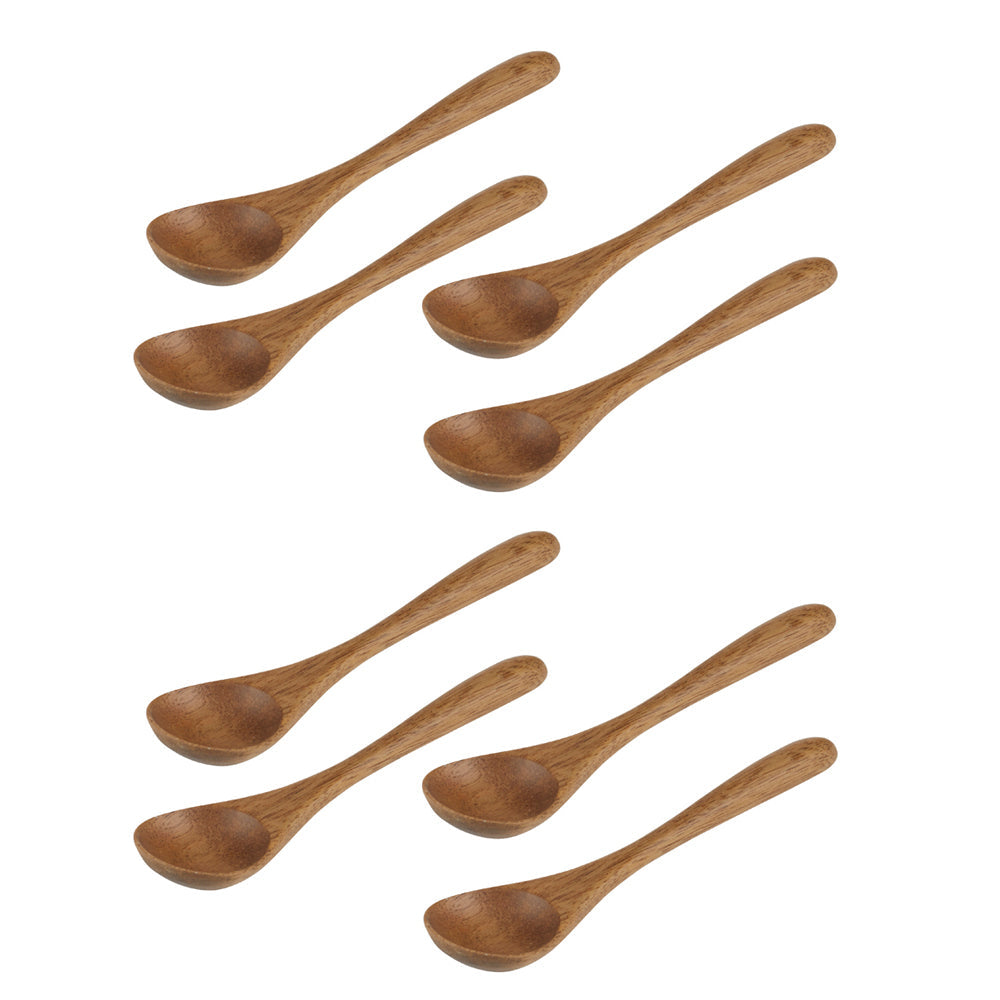 Davis & Waddell 4pc Davis & Waddell Acacia Wood Dip Spoon Set Natural 13.5x3cm (2 Pack)