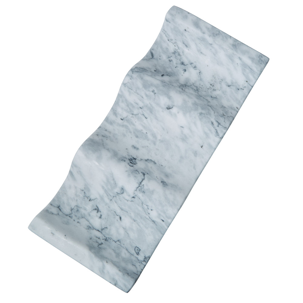 Davis & Waddell Nuvolo Marble Wine Organiser Storage Drink Holder 44x18cm Grey — image 2