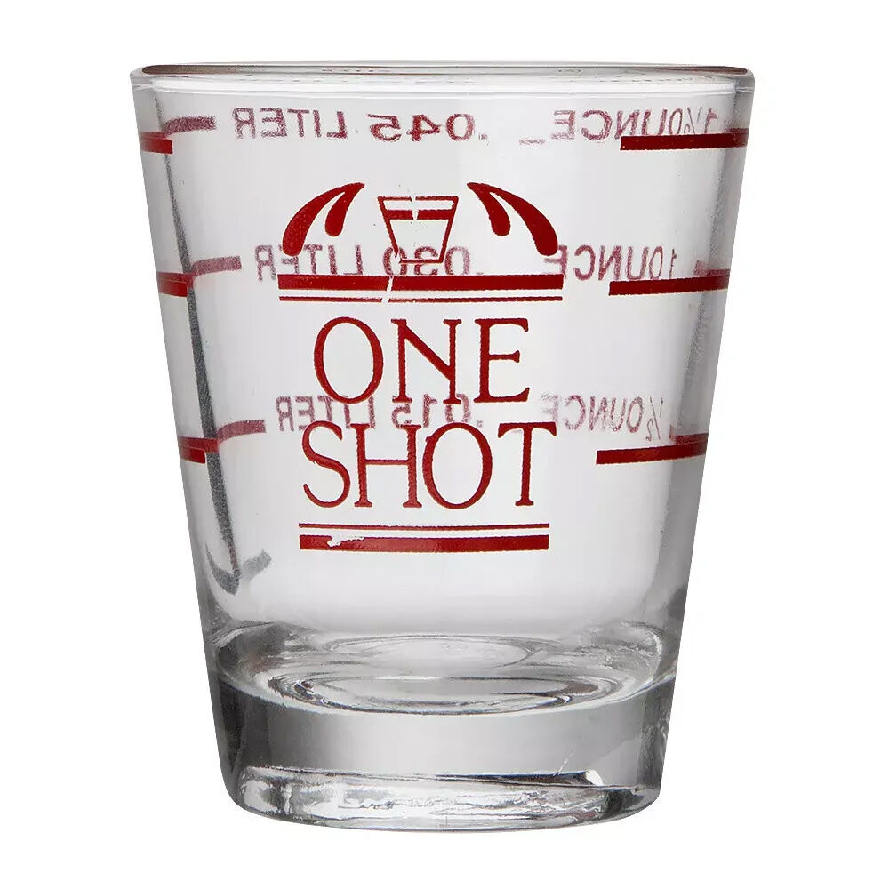 Winex Oversize Shot Glass Drinking Glassware Party Barware Accessory Clear (12 Pack)