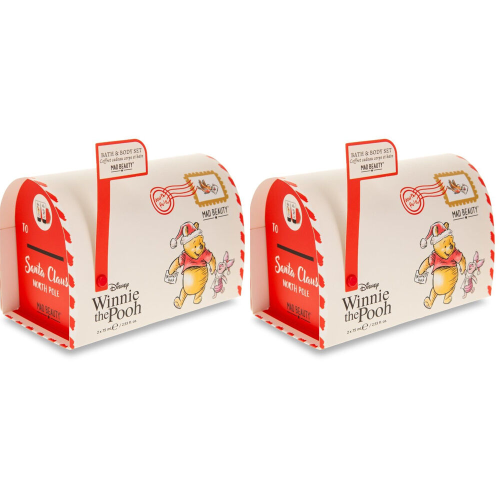 Disney Winnie The Pooh Festive Scented Bath & Body Set 150ml Honey (2 Pack)