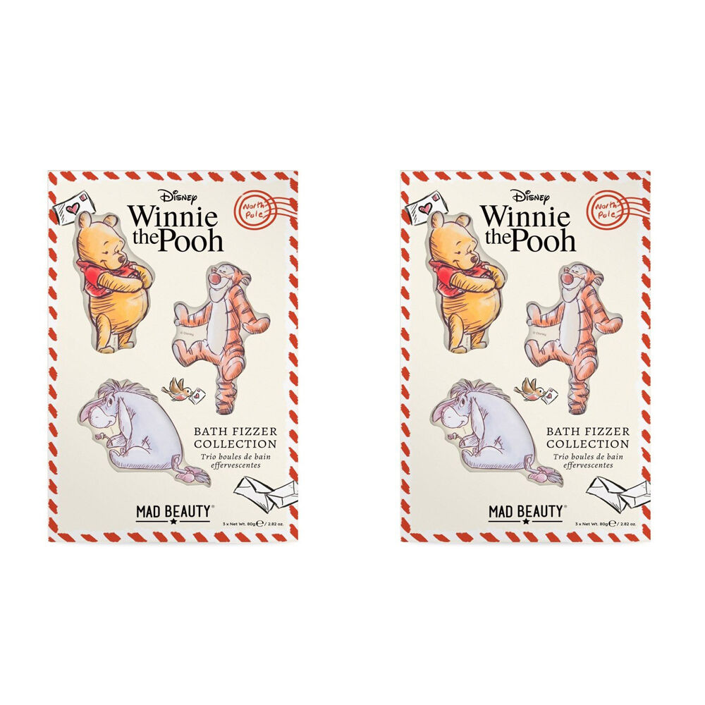 Disney Winnie The Pooh Festive Bath Fizzer Collection Marshmallow (2 Pack)