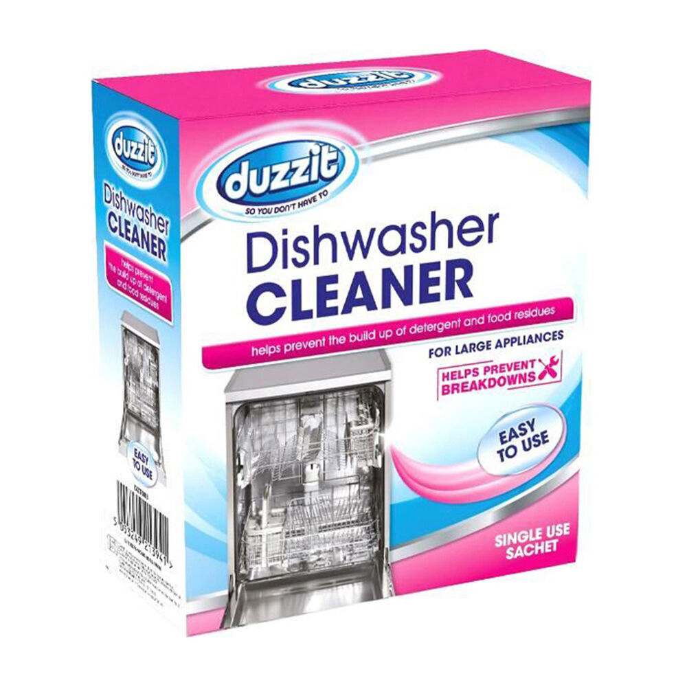 Duzzit Dishwasher Cleaner Powder Limescale Remover Odour Neutraliser 75g (12 Pack) — image 2
