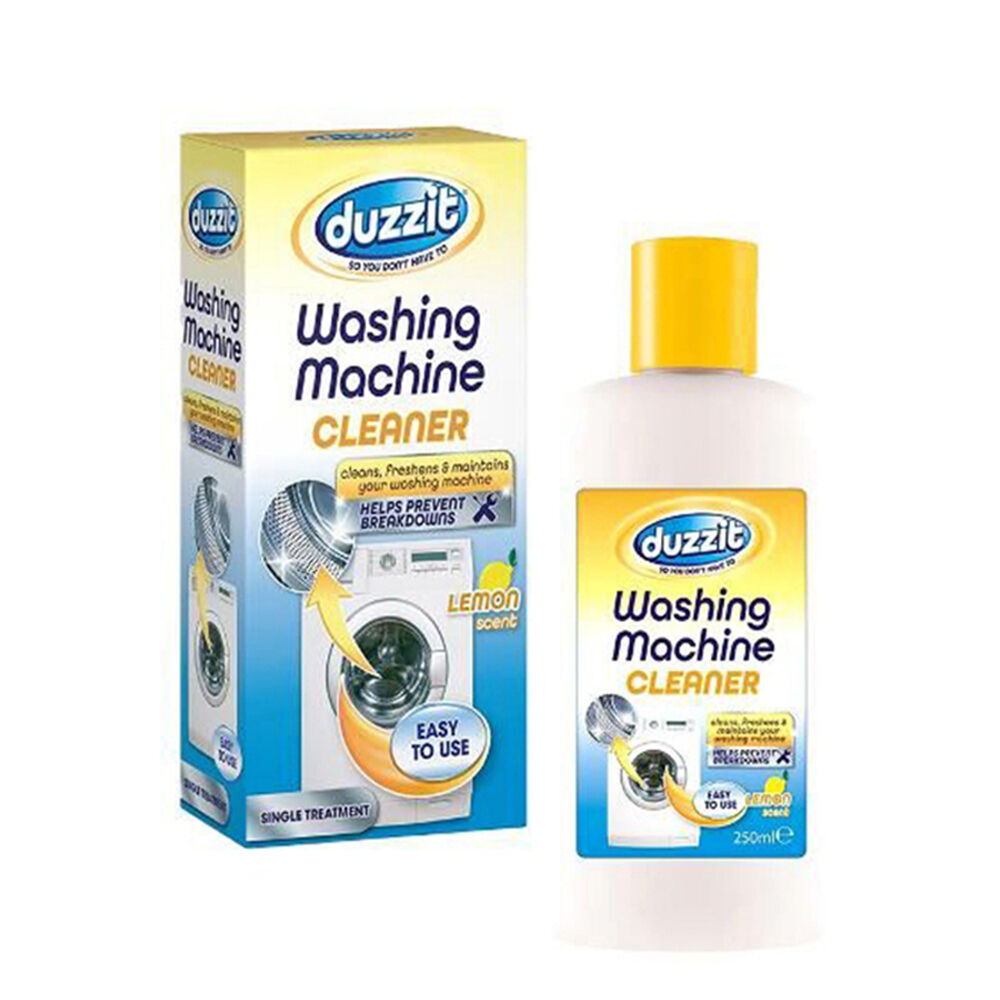 Duzzit Liquid Washing Machine Cleaner Odour Eliminator 250ml Lemon Scent (12 Pack) — image 2