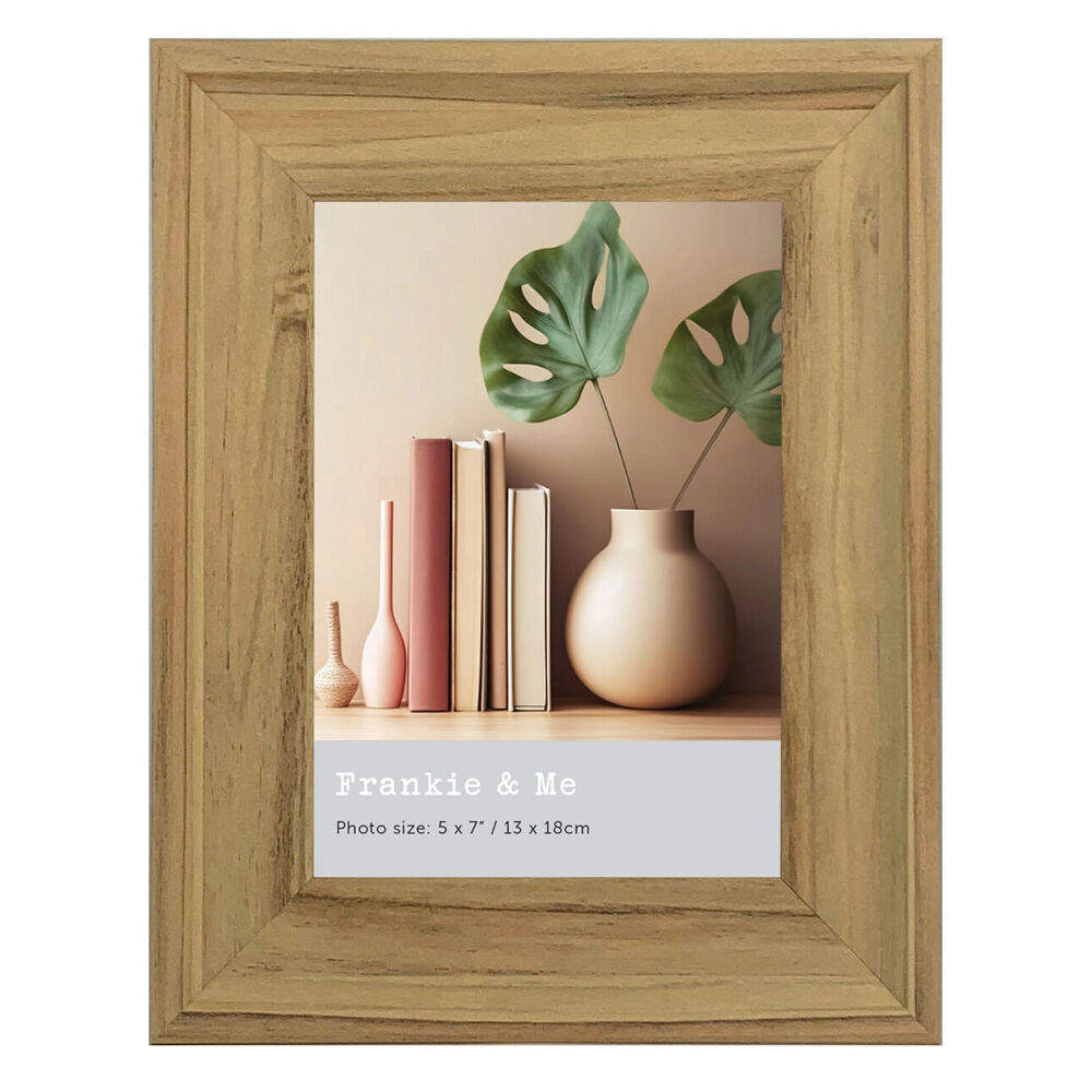 Frankie & ME Medoak Standing 5x7'' Picture Frame Photo Holder Home/Office Decor