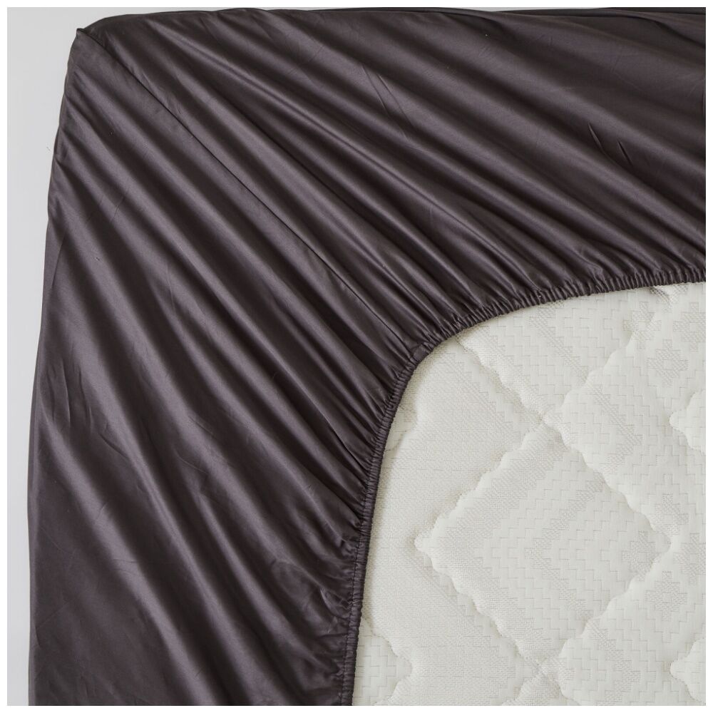 Grosvenor House 500TC Hotel Embroidered Sheet Set Charcoal With White — image 9
