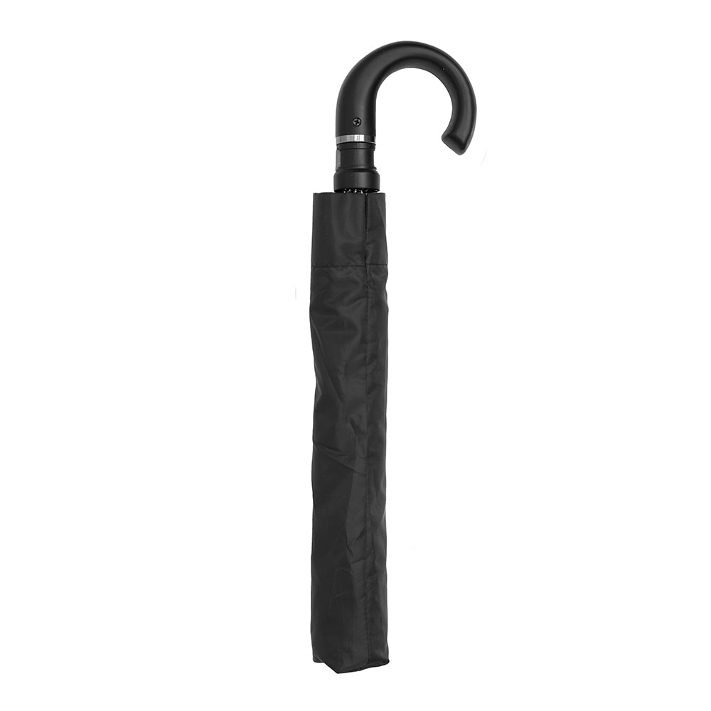 Clifton Men’s 96cm Auto Open Folding Wind Resistant UPF50+ UV Umbrella Black — image 2