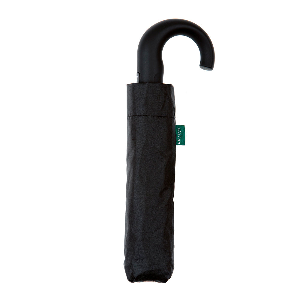 Clifton Men’s Mini Maxi 99.5cm Auto Open Folding Windproof UPF50+ Umbrella Black — image 2