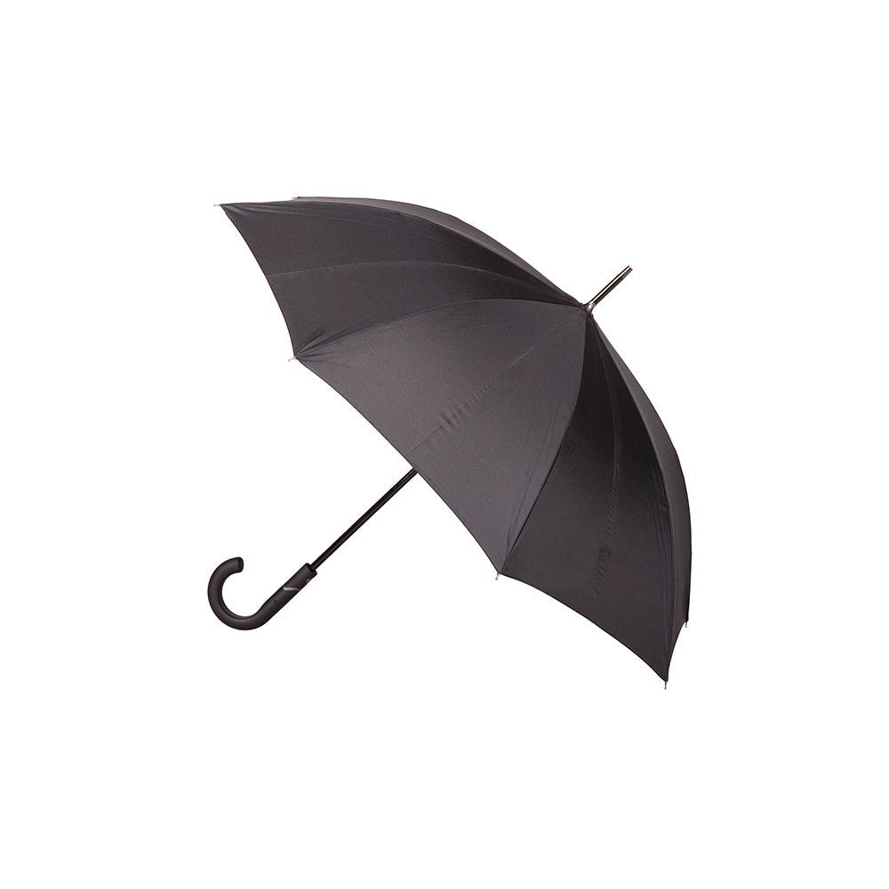 Clifton Men’s 105cm Auto Open Walking Windproof Umbrella w/ Smooth Handle Black