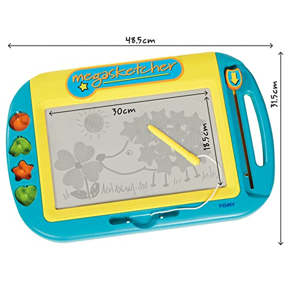 Tomy 40 x 31.8cm Megasketcher Motorised Magnetic Drawing Board Kids/Childrens 3+ — image 2