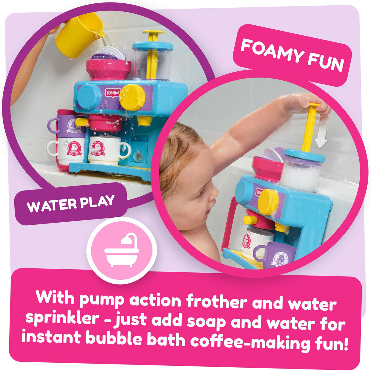 Tomy Toomies Bath Barista Toddler/Childrens/Kids Coffee Making Playset Toy 18m+ — image 8
