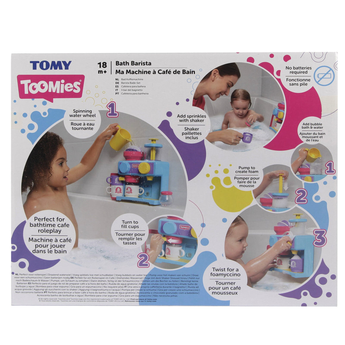Tomy Toomies Bath Barista Toddler/Childrens/Kids Coffee Making Playset Toy 18m+ — image 6