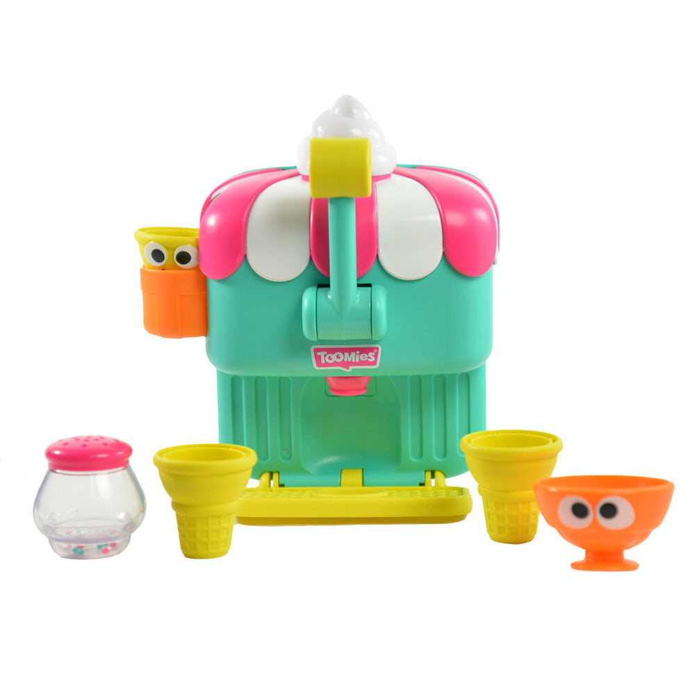Toomies Foam Ice-Cream Cone Factory Deluxe Baby/Toddler Bath Toy Set 18M+