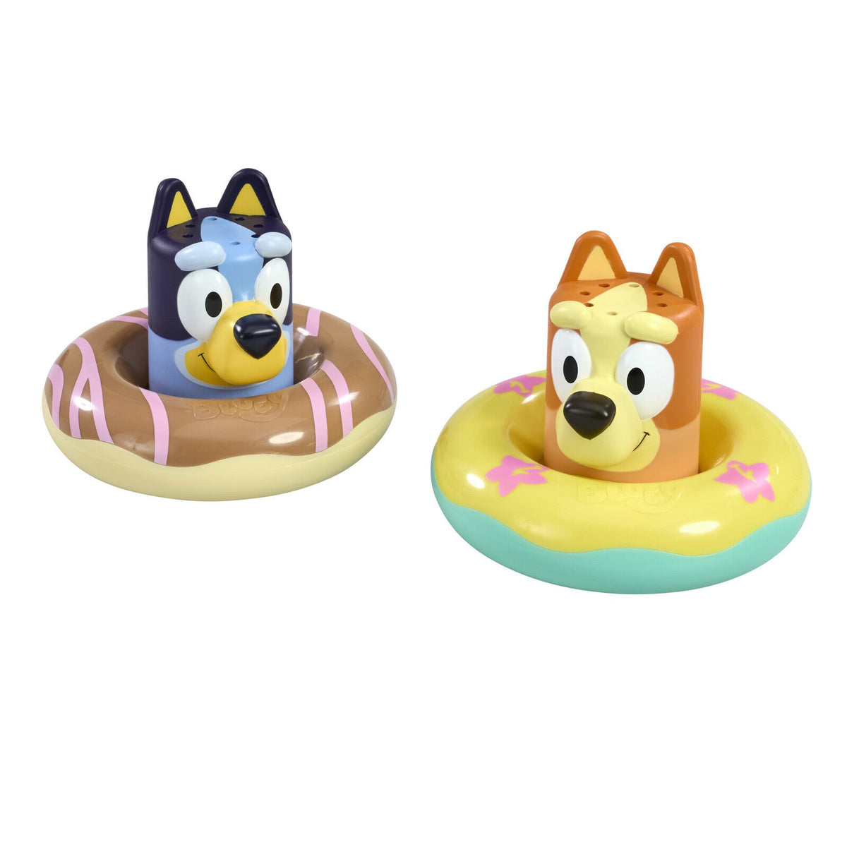 Bluey Bath Floats Kids/Childrens Play Toy Set 18m+ (2 Pieces)