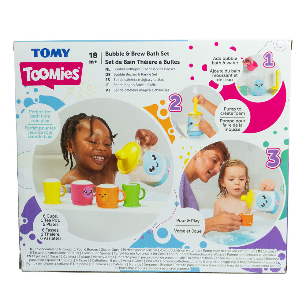 Toomies Bubble & Brew Deluxe Teatime Childrens Bath Toy Set 18m+ (13 Pieces) — image 2