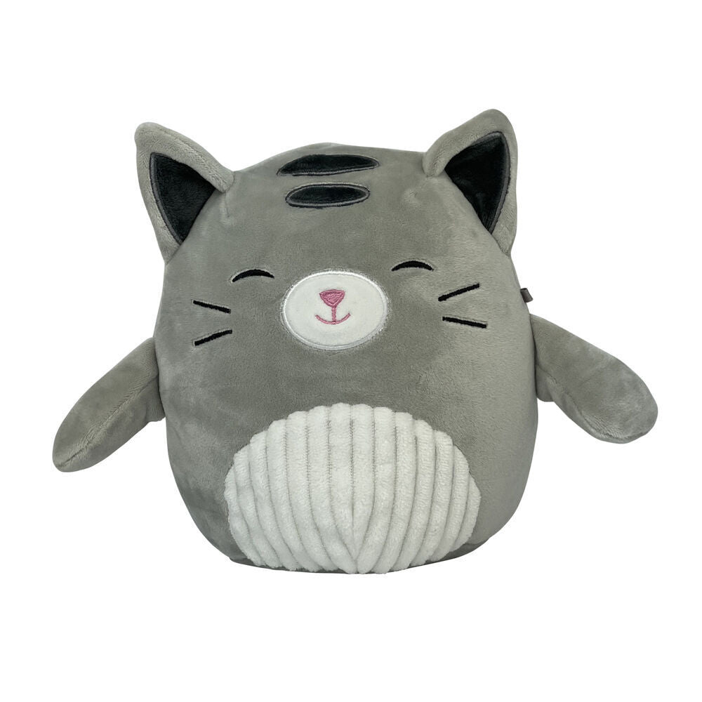 Momoko Squish Cat Animal Stuffed Doll Kids/Children Soft Plush Toy 25cm Grey (2 Pack) — image 2