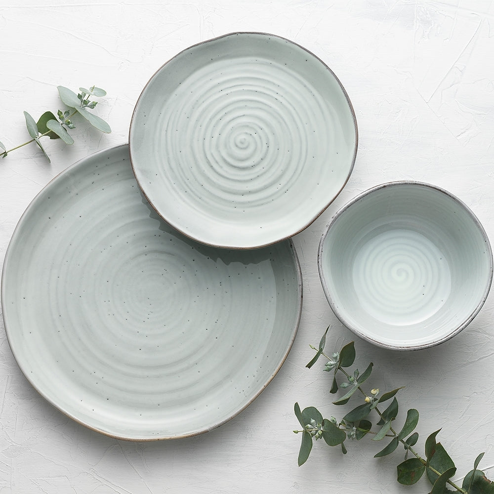 Ecology Ottawa Stoneware Rustic Round Dinner/Meal/Soup Bowl 15.5cm - Lichen — image 2