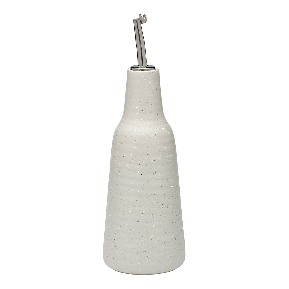 Ecology Ottawa Stoneware Rustic Matt Oil Bottle/Drizzler/Pourer 450ml - Calico