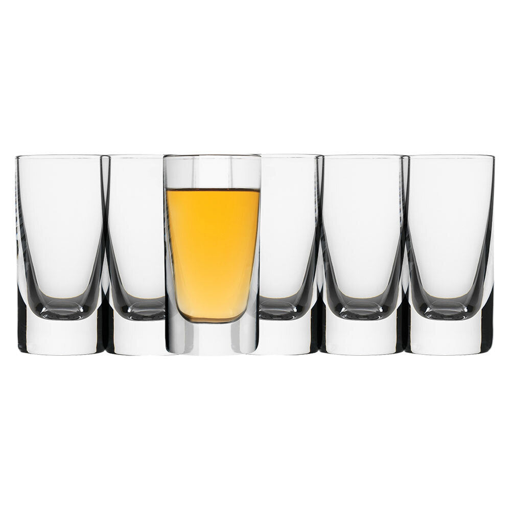 Ecology Classic 50ml Shot Glass Crystalline Glasses Liquor Glassware Set CLR (6 Pieces)