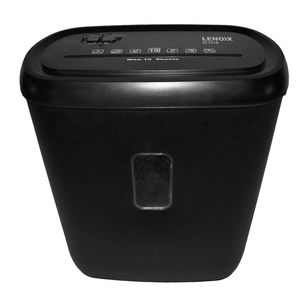 Lenoxx Electric Home Office 21L Cross Cut Shredder 10 A4 Paper Sheet/Credit Card Secure