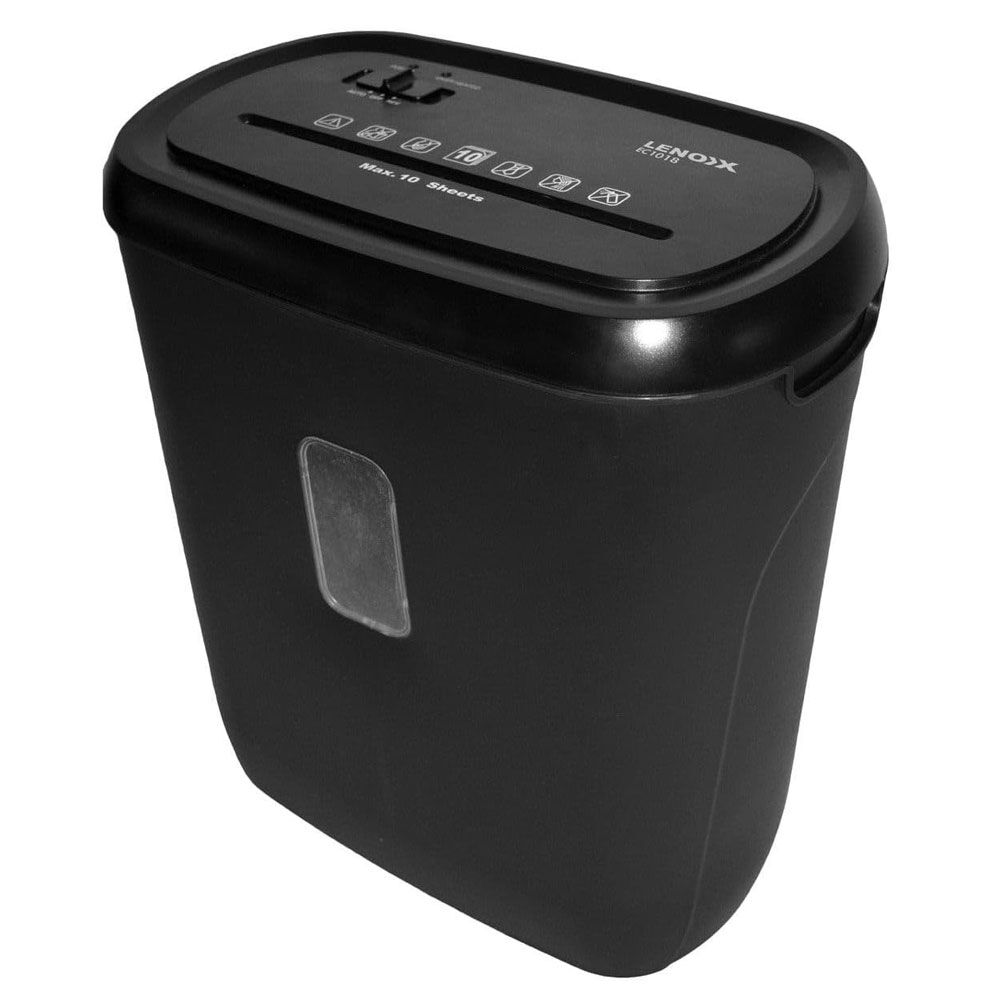 Lenoxx Electric Home Office 21L Cross Cut Shredder 10 A4 Paper Sheet/Credit Card Secure — image 2