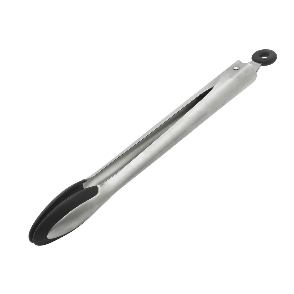 Ecology Provisions Silicone Edge Food Grilling Tongs 30cm Kitchen Utensil (2 Pack) — image 2